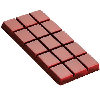 Martellato 100g Slot Polycarbonate Snack Bar Chocolate Mould